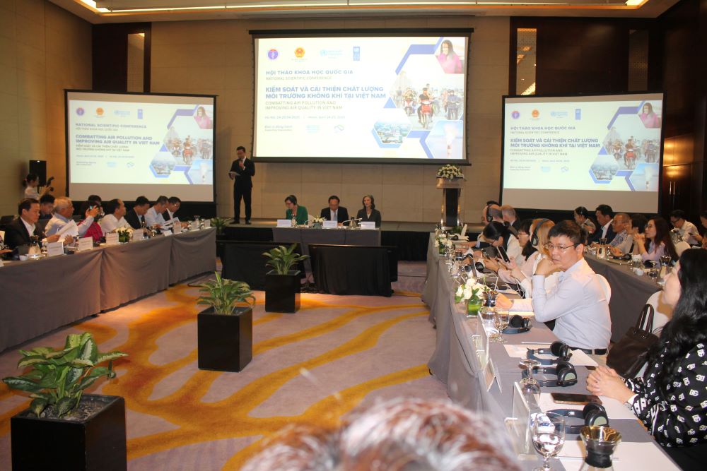 Quanh cảnh hội thảo tại H&agrave; Nội. Ảnh: Chu Kh&ocirc;i.