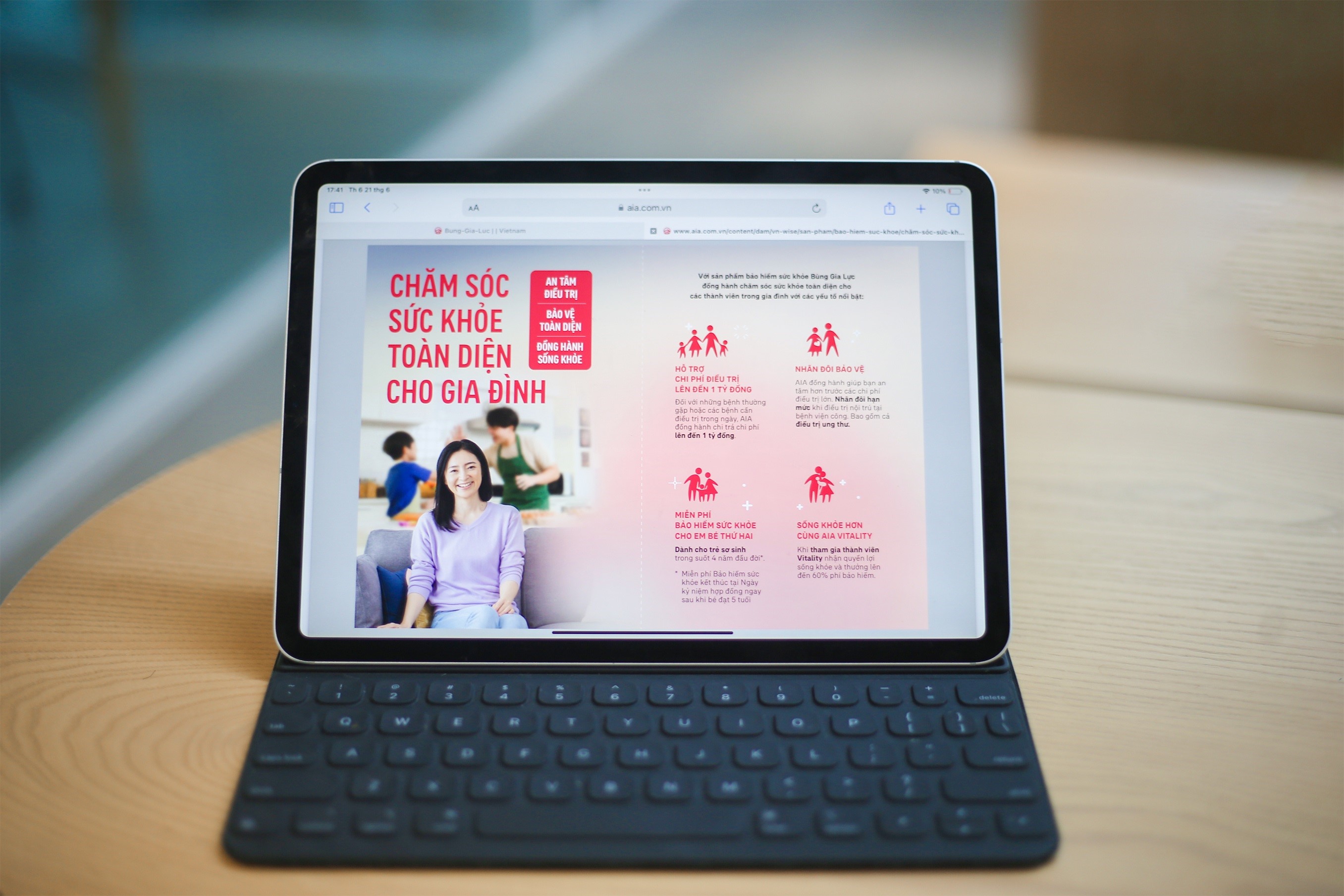 AIA Việt Nam cũng cho ra mắt bảo hiểm sức khỏe B&ugrave;ng Gia Lực, một giải ph&aacute;p bảo hiểm to&agrave;n diện, hướng đến việc chăm s&oacute;c sức khỏe cho cả gia đ&igrave;nh, đ&aacute;p ứng nhu cầu ng&agrave;y c&agrave;ng cao của kh&aacute;ch h&agrave;ng.