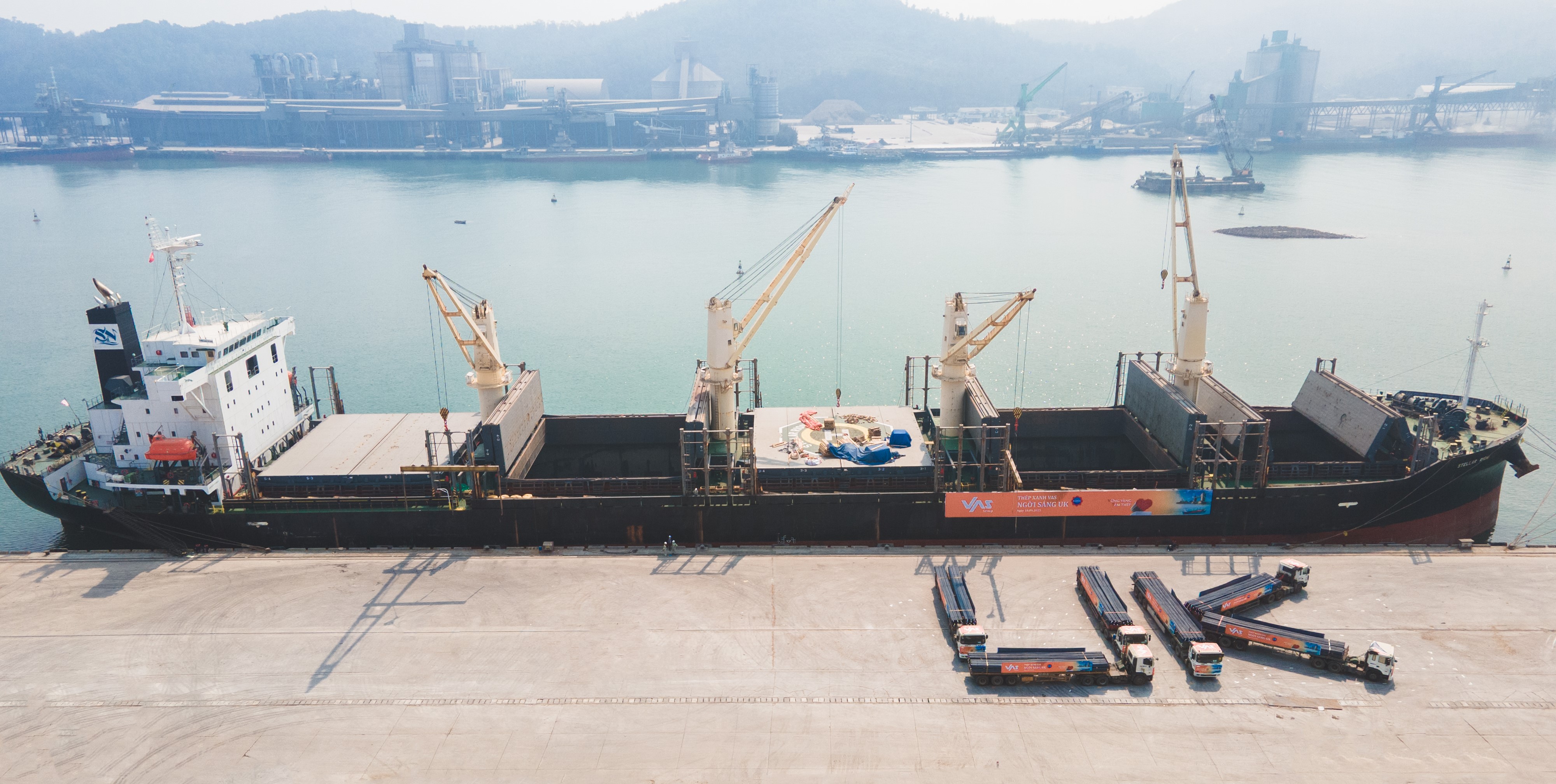 Th&eacute;p xanh VAS xuất khẩu sang Anh Quốc.