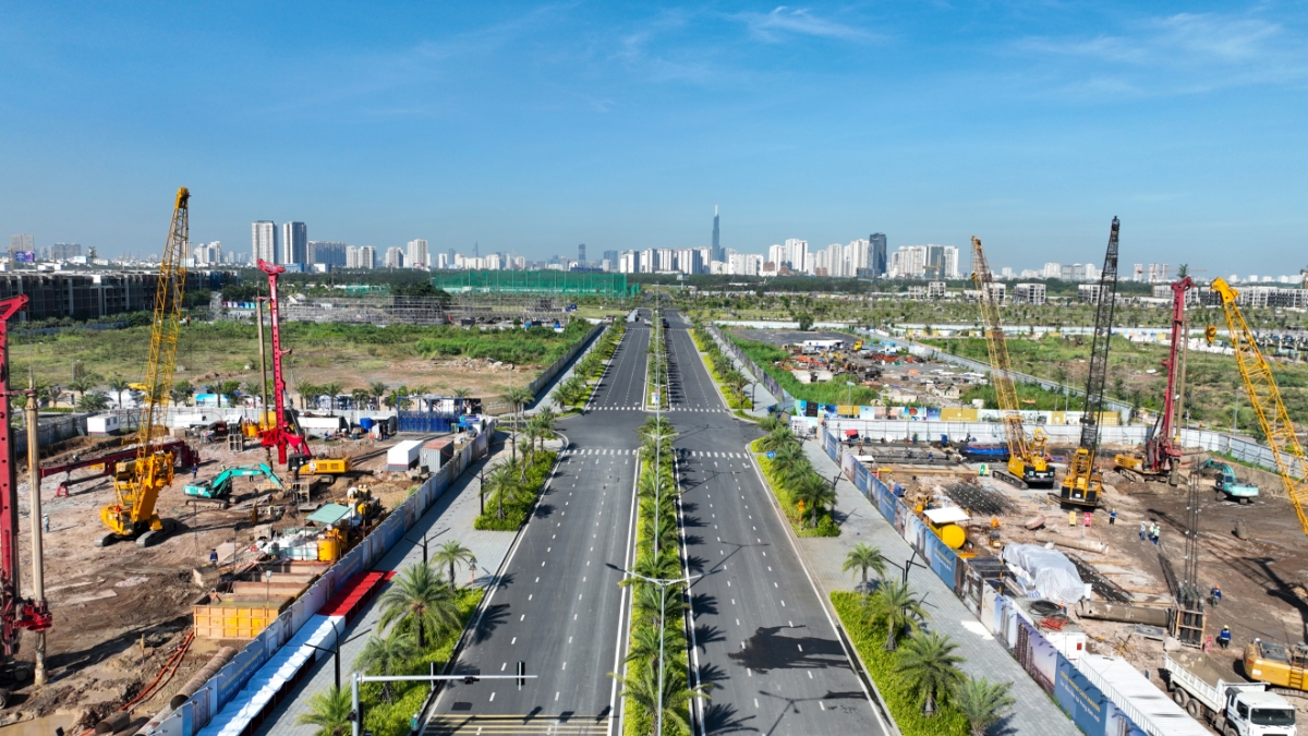 Những c&ocirc;ng tr&igrave;nh hạ tầng chuẩn bị &ldquo;về đ&iacute;ch&rdquo; v&agrave; những tiện &iacute;ch đẳng cấp quốc tế đang dần h&igrave;nh th&agrave;nh th&uacute;c đẩy gi&aacute; trị tăng trưởng bền vững cho The Global City.