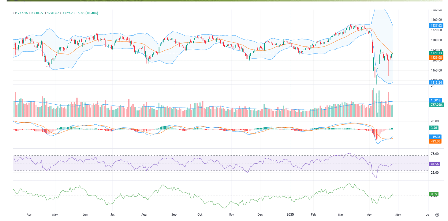 Theo SSI, kịch bản thử thách thành công ngưỡng 1.230, vùng 1.250 là mục tiêu kế tiếp của chỉ số.
