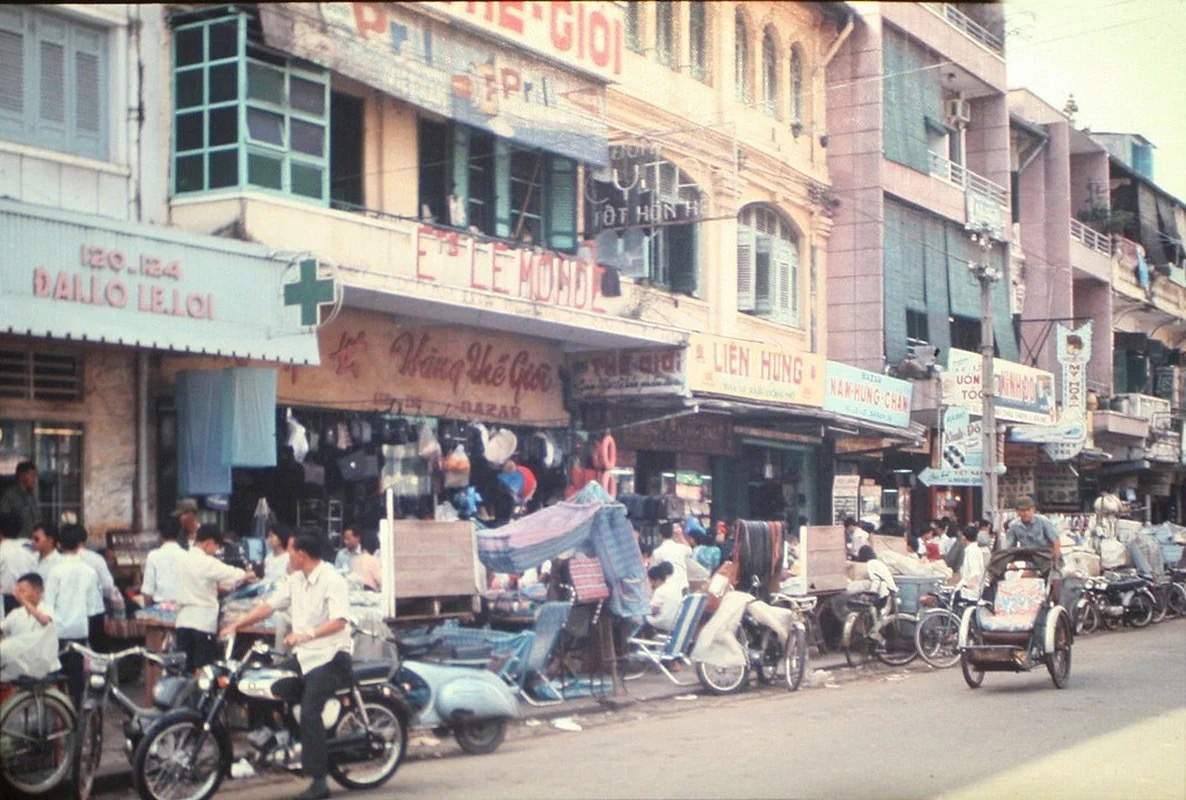 Đại lộ Lê Lợi - Sài Gòn xưa. Ảnh tư liệu.