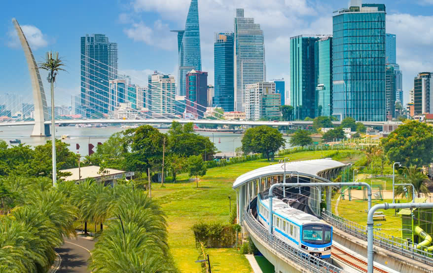 Metro số 1 TP.HCM - Ảnh minh họa.