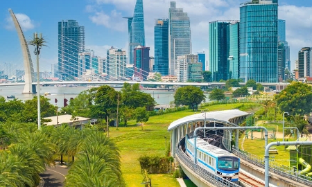 Metro số 1 TP.HCM - Ảnh minh họa.