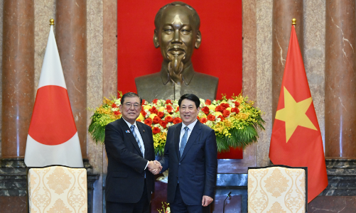 Chủ tịch nước Lương Cường tiếp Thủ tướng Nhật Bản