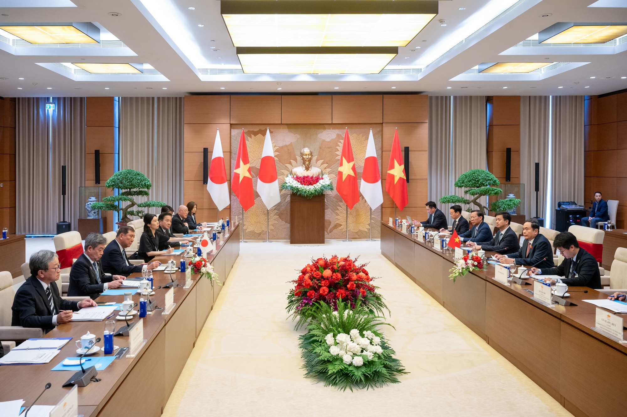 Quang cảnh cuộc hội kiến - Ảnh: Quochoi.vn