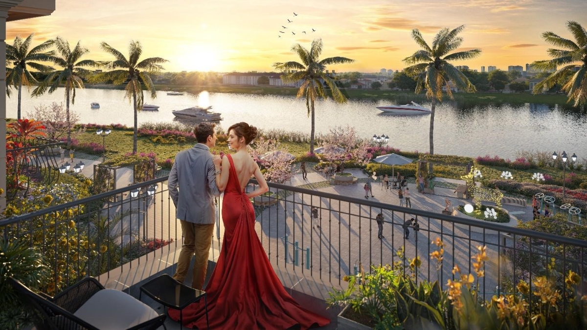 Ph&uacute; Thị Riverside với vị tr&iacute; đắt gi&aacute; ven s&ocirc;ng.