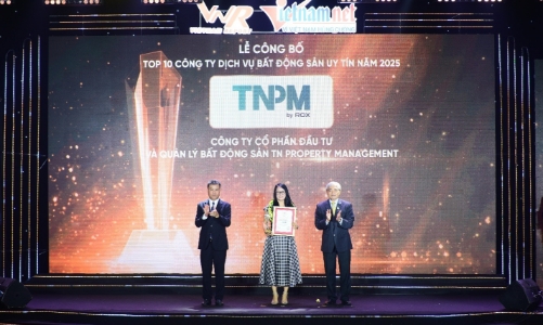 TNPM lọt Top 10 công ty dịch vụ bất động sản uy tín năm 2025