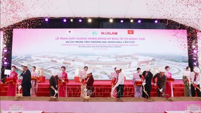 Contruction of Aeon Mall kicks off in Can Tho city
