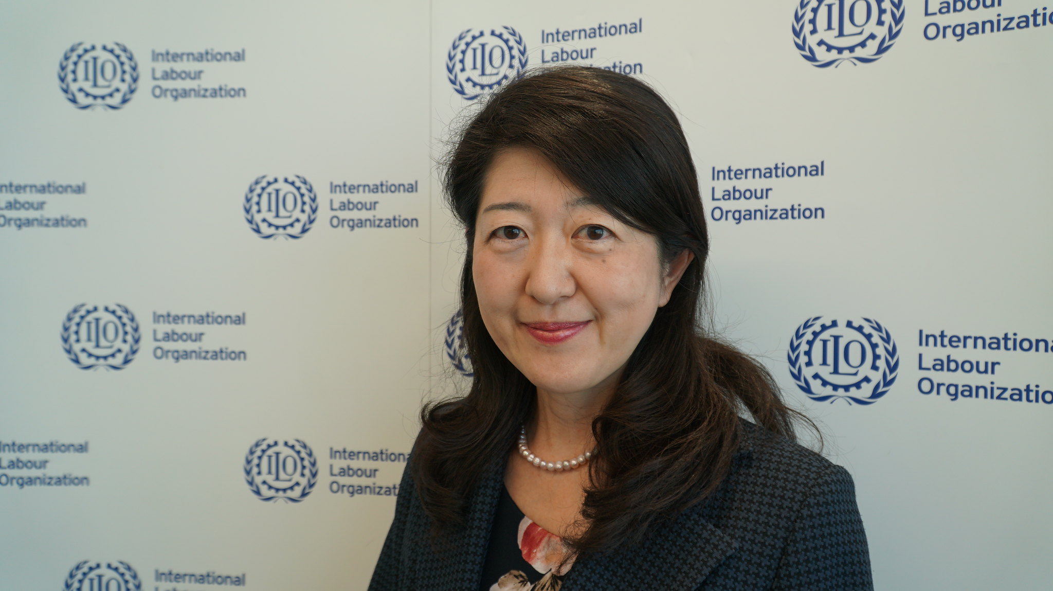 Bà Kaori Nakamura-Osaka, Giám đốc Khu vực Châu Á – Thái Bình Dương, Tổ chức Lao động Quốc tế (ILO) nhấn mạnh chuyển đổi số là cơ hội để xây dựng nơi làm việc an toàn, lành mạnh hơn. Ảnh: ILO.