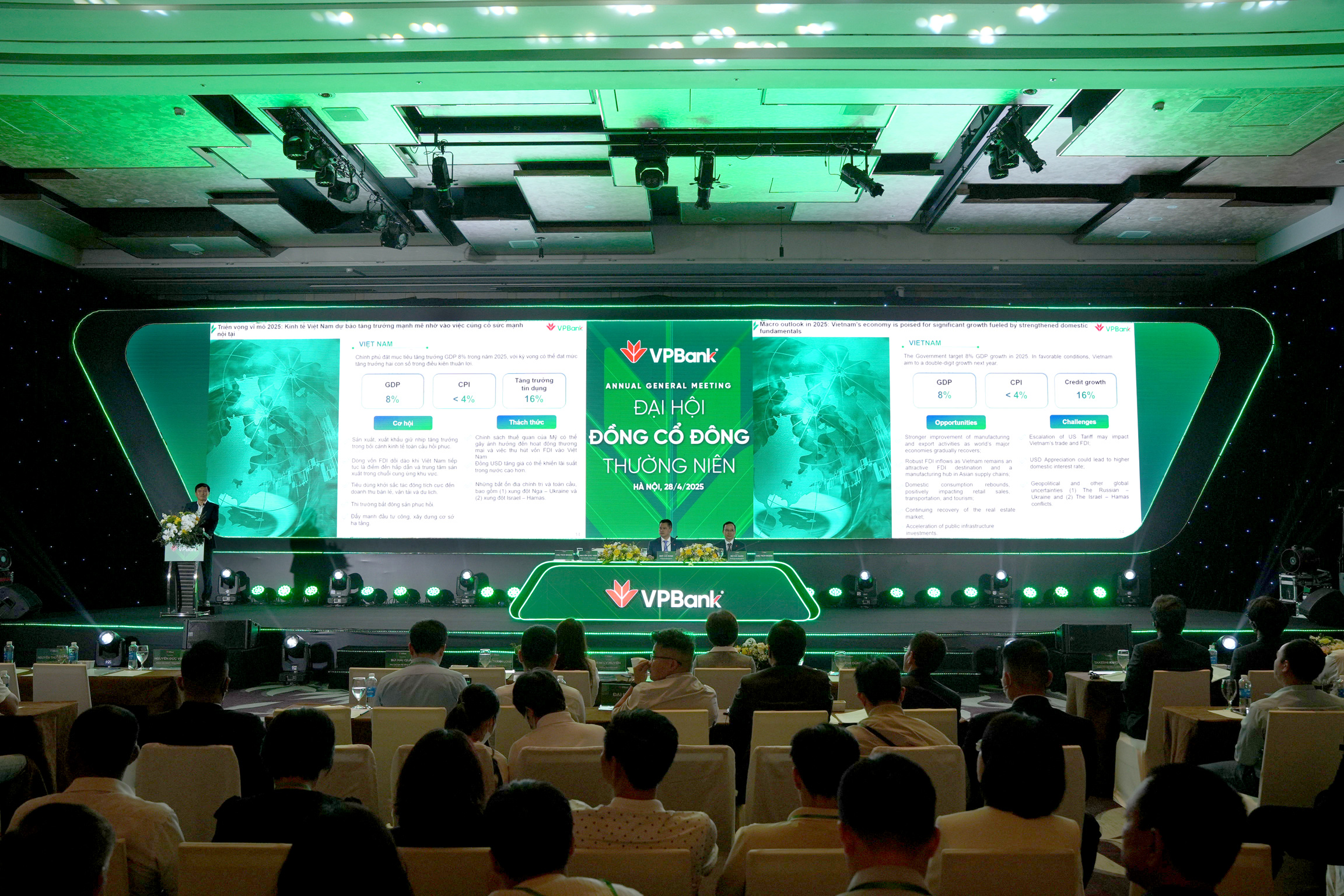 Đại hội đồng cổ đ&ocirc;ng thường ni&ecirc;n 2025 của VPBank.