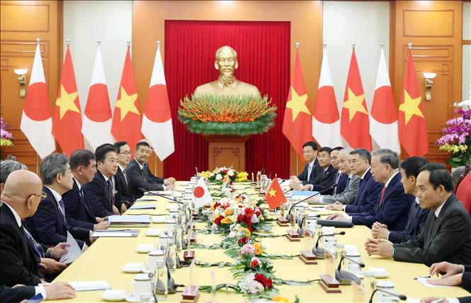 Quang cảnh cuộc hội kiến - Ảnh: TTXVN