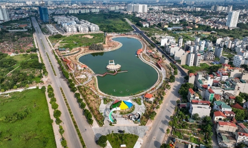 Hà Nội xây thêm công viên, hồ tại quận Long Biên