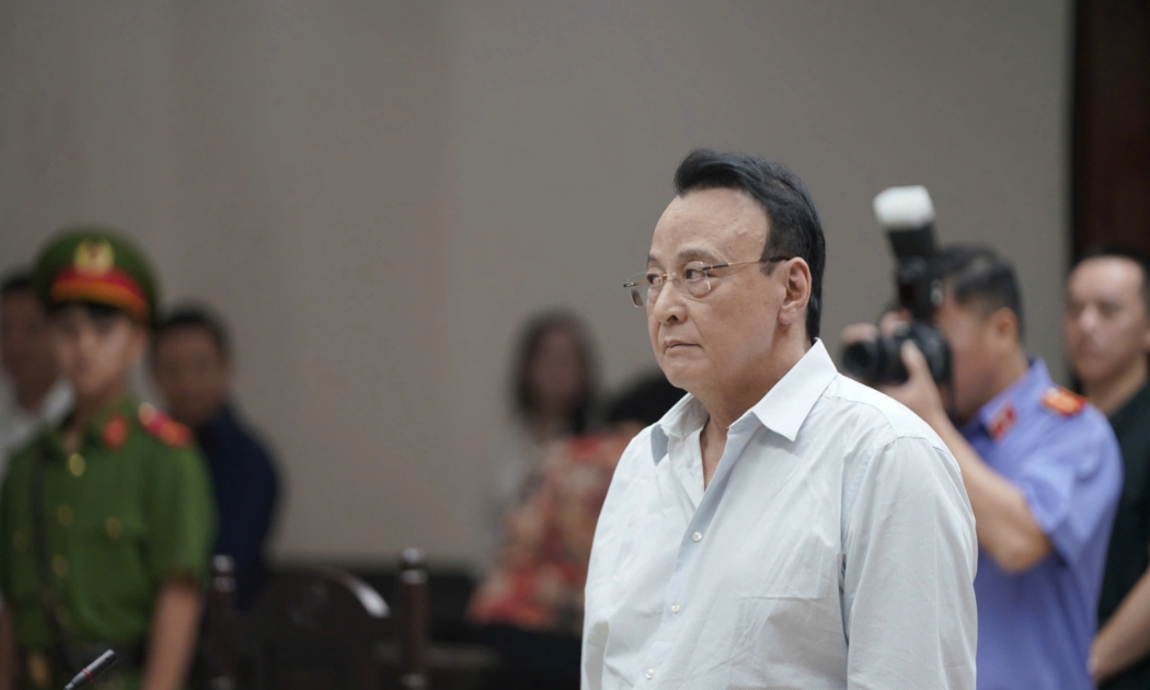 Ông Dũng tại phiên tòa phúc thẩm.