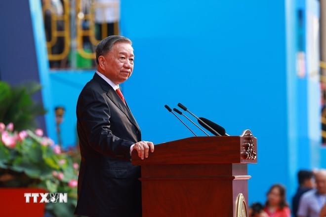 Address by Party General Secretary at national celebration of liberation of South and national reunification