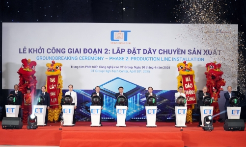 Khởi công nhà máy chip bán dẫn đầu tiên do người Việt làm chủ công nghệ