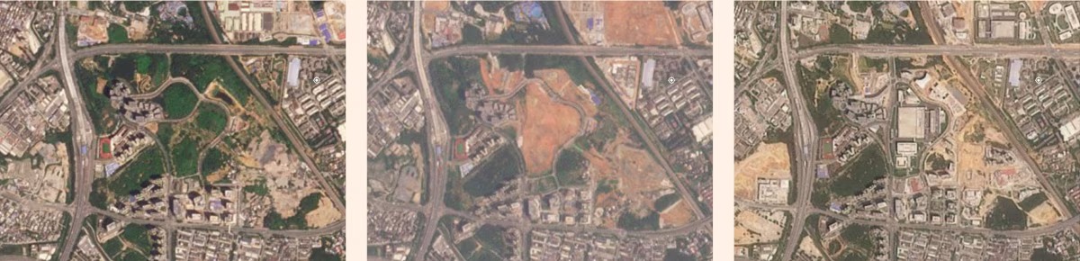 C&aacute;c h&igrave;nh ảnh từ vệ tinh về c&aacute;c cơ sở sản xuất chip ti&ecirc;n tiến của Huawei. Ảnh: Financial Times