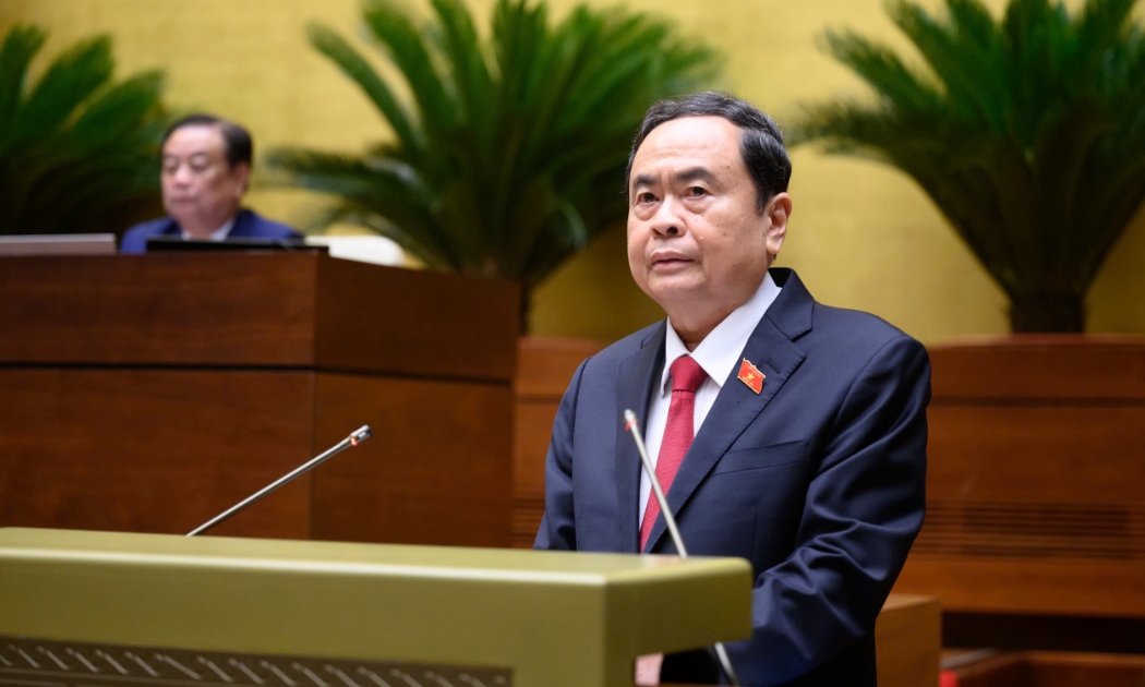 Chủ tịch Quốc hội Trần Thanh Mẫn khai mạc kỳ họp.
