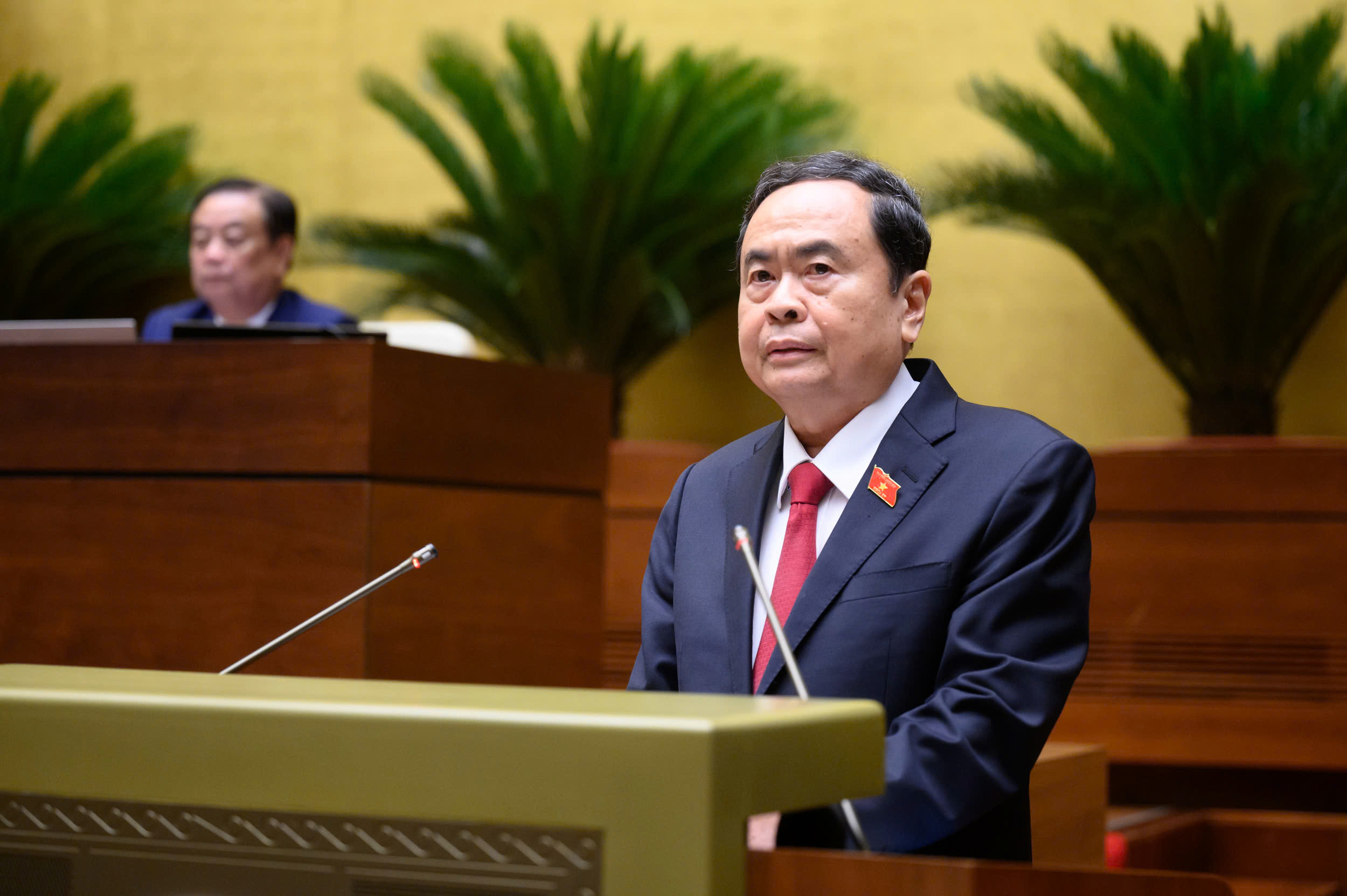 Chủ tịch Quốc hội Trần Thanh Mẫn khai mạc kỳ họp.