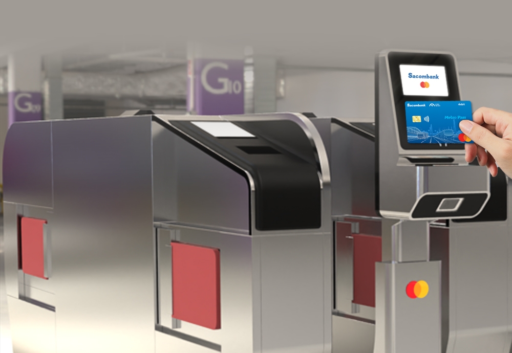 Sacombank l&agrave; đơn vị cung cấp giải ph&aacute;p chấp nhận thanh to&aacute;n theo c&ocirc;ng nghệ open-loop cho tuyến metro số 1.