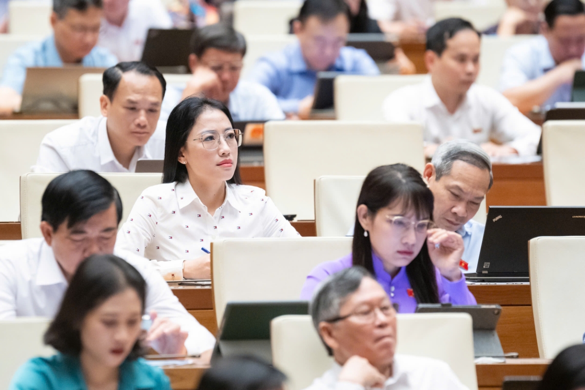 C&aacute;c đại biểu Quốc hội tại&nbsp;Kỳ họp thứ 9, Quốc hội kh&oacute;a XV. Ảnh: Quochoi.vn