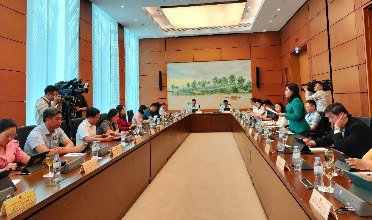 Quốc hội họp tại tổ chiều 6/5.