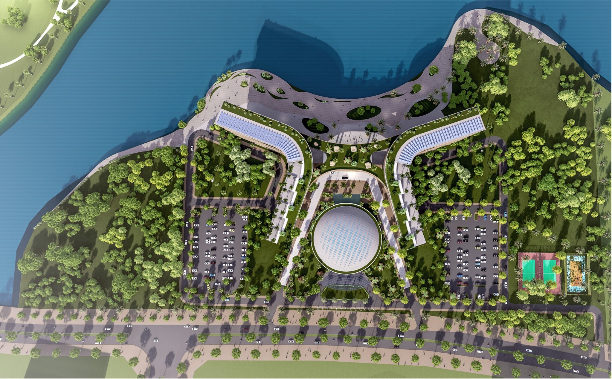 Phối cảnh Trung tâm Đổi mới sáng tạo quốc gia (NIC) - Ảnh minh họa.