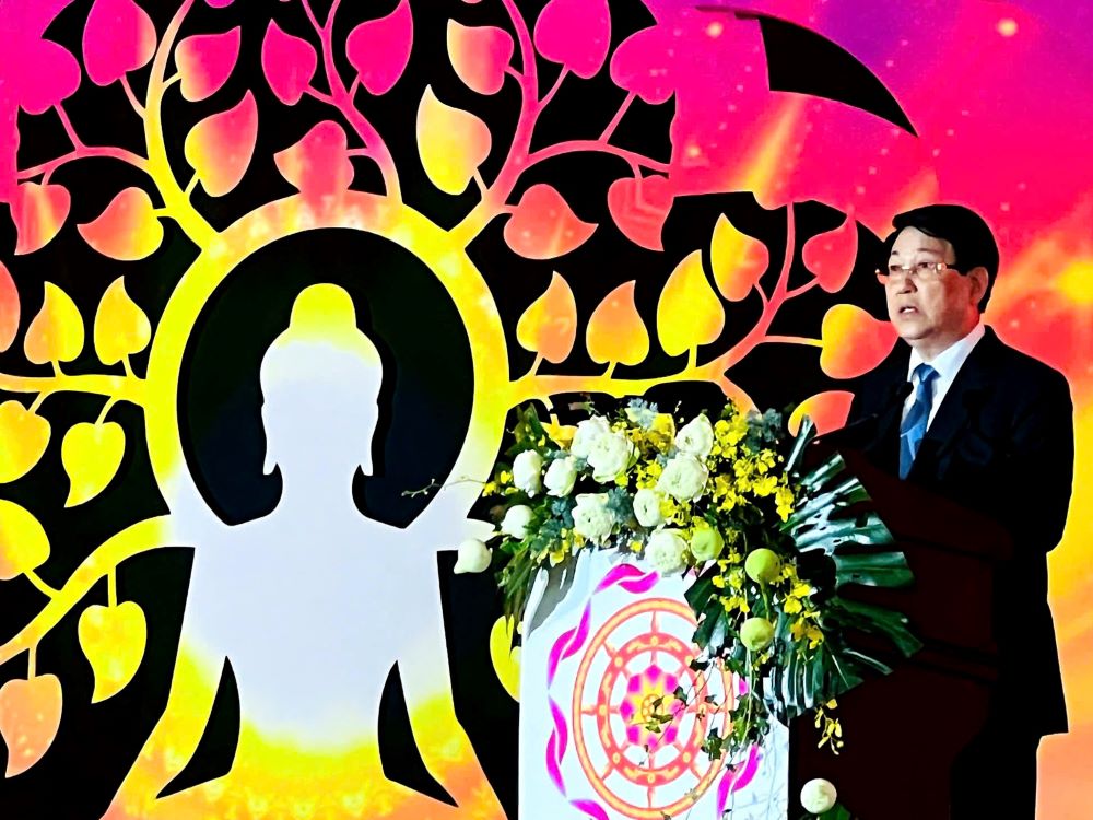 Chủ tịch nước Lương Cường phát biểu tại Lễ khai mạc Đại lễ Vesak Liên hợp quốc 2025.