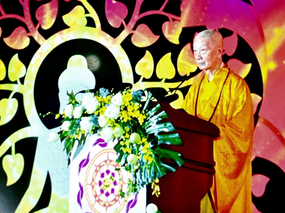 Ho&agrave; thượng Th&iacute;ch Tr&iacute; Quảng: Mong muốn tất cả người con Phật tr&ecirc;n khắp thế giới đo&agrave;n kết, h&ograve;a &aacute;i...