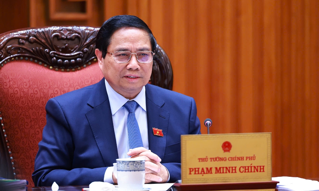 Thủ tướng phát biểu tại cuộc họp - Ảnh: VGP