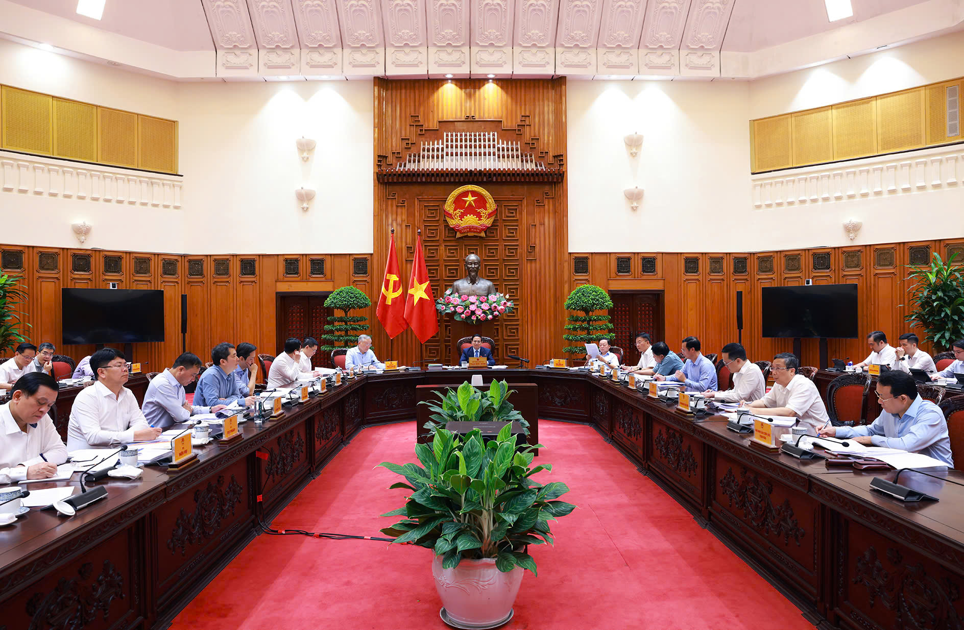 Quang cảnh cuộc họp - Ảnh: VGP