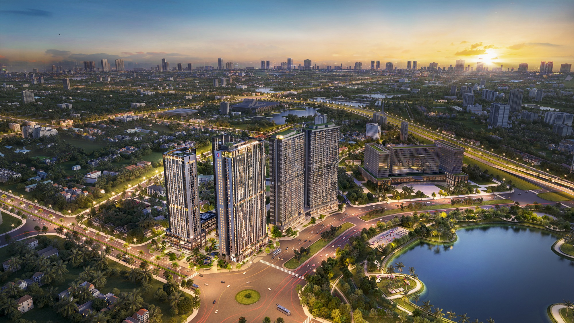 The Matrix One Premium biểu tượng sống thượng lưu giữa trung tâm hành chính mới phía Tây Hà Nội.