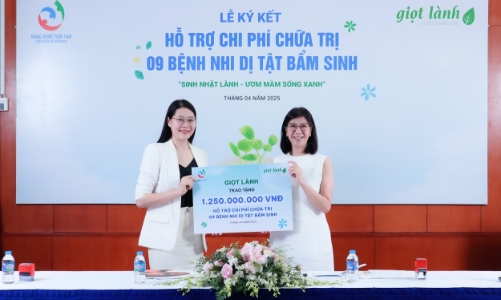 Giọt Lành đồng hành cùng Quỹ Nâng bước tuổi thơ