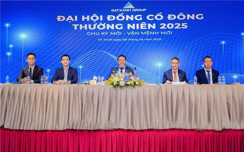Ban lãnh đạo Tập đoàn Đất Xanh tại Đại hội đồng cổ đông thường niên 2025.