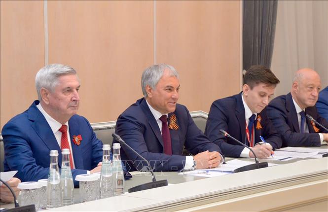 Chủ tịch Volodin tại cuộc hội kiến - Ảnh: TTXVN