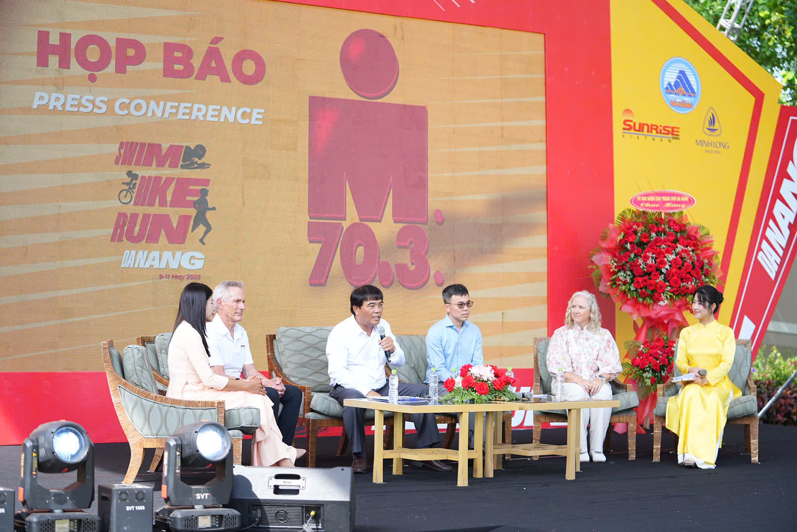 Họp b&aacute;o c&ocirc;ng bố sự kiện Ironman 70.3 Đ&agrave; Nẵng 2025