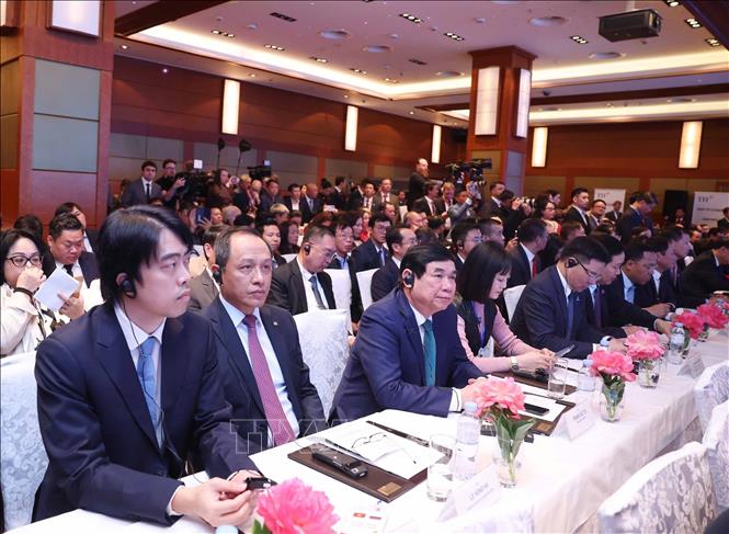 C&aacute;c đại biểu tham dự Diễn đ&agrave;n Doanh nghiệp Việt - Nga - Ảnh: TTXVN