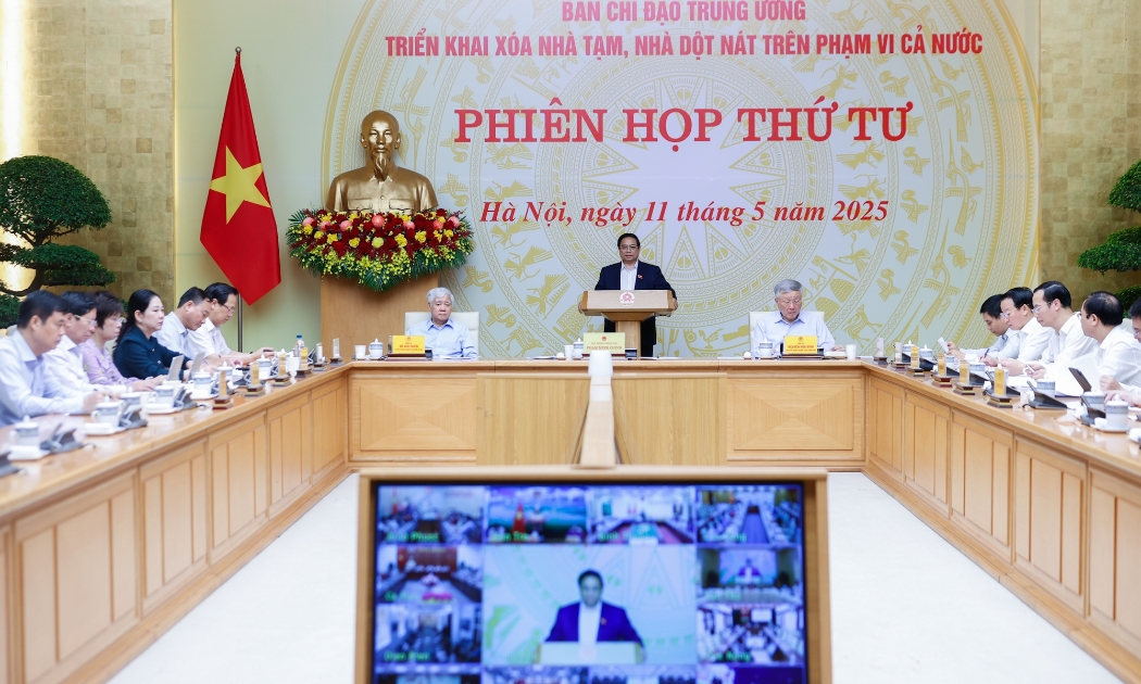 Thủ tướng phát biểu tại phiên họp - Ảnh: VGP