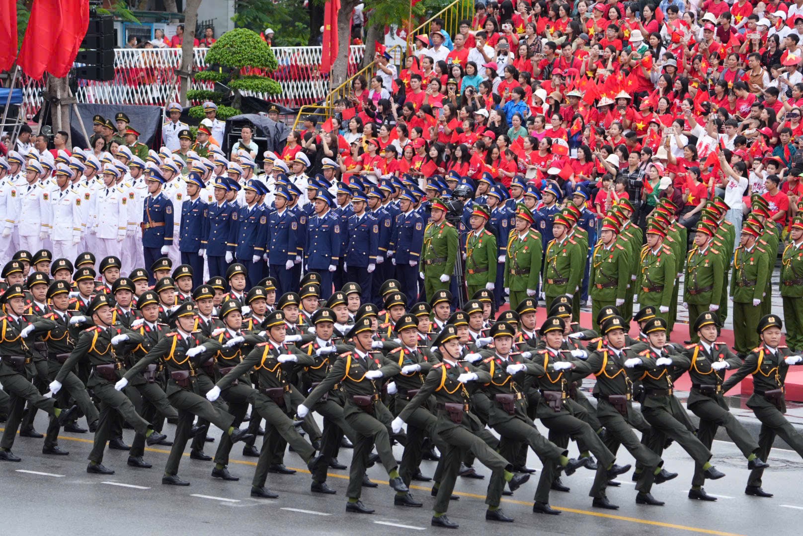 Khối sĩ quan an ninh - c&ocirc;ng an th&agrave;nh phố Hải Ph&ograve;ng&nbsp;