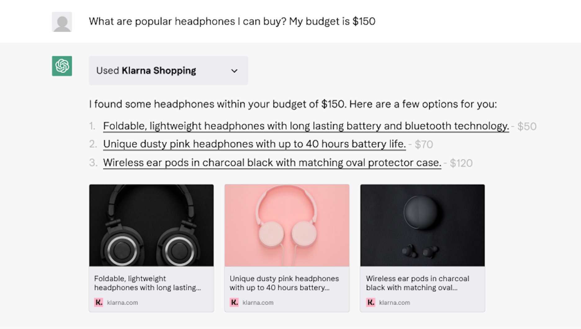 Ch&iacute;nh yếu tố hội thoại l&agrave; điểm kh&aacute;c biệt gi&uacute;p ChatGPT nổi bật so với c&aacute;c c&ocirc;ng cụ mua sắm d&ugrave;ng AI kh&aacute;c.