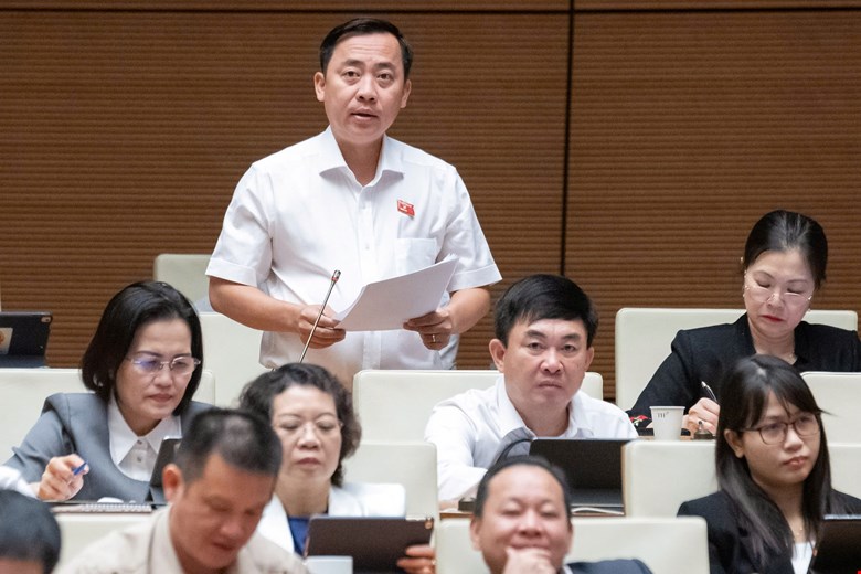 Đại biểu Đ&agrave;o Ch&iacute; Nghĩa, đo&agrave;n TP. Cần Thơ n&ecirc;u &yacute; kiến.