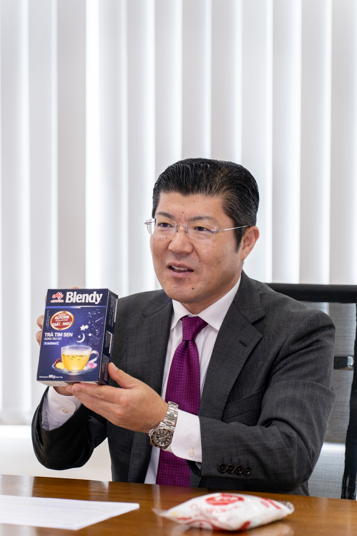 &Ocirc;ng Tsutomu Nara, Tổng gi&aacute;m đốc C&ocirc;ng ty Ajinomoto Việt Nam.