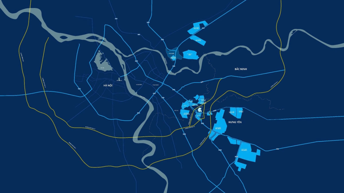 Economy City nằm tại vị tr&iacute; l&otilde;i khu c&ocirc;ng nghiệp v&agrave; l&agrave;ng nghề truyền thống l&acirc;u đời tại Hưng Y&ecirc;n.