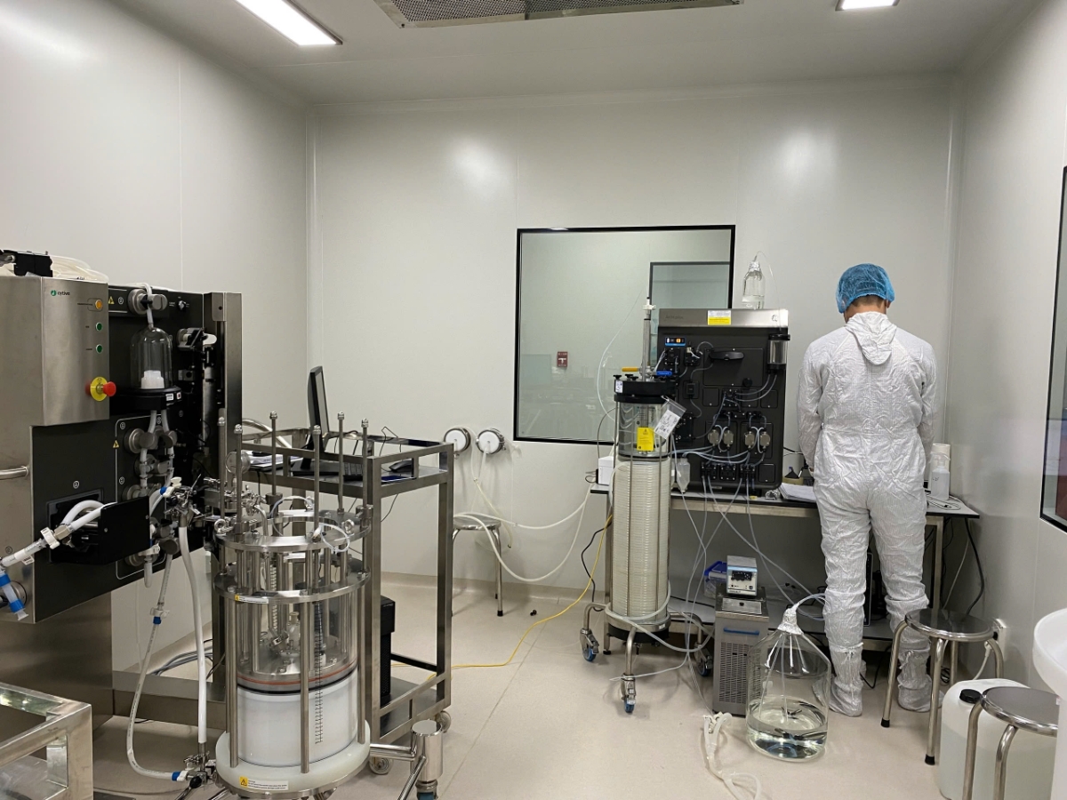 Hệ thống l&agrave;m sạch protein. Ảnh do&nbsp;Nanogen cung cấp.