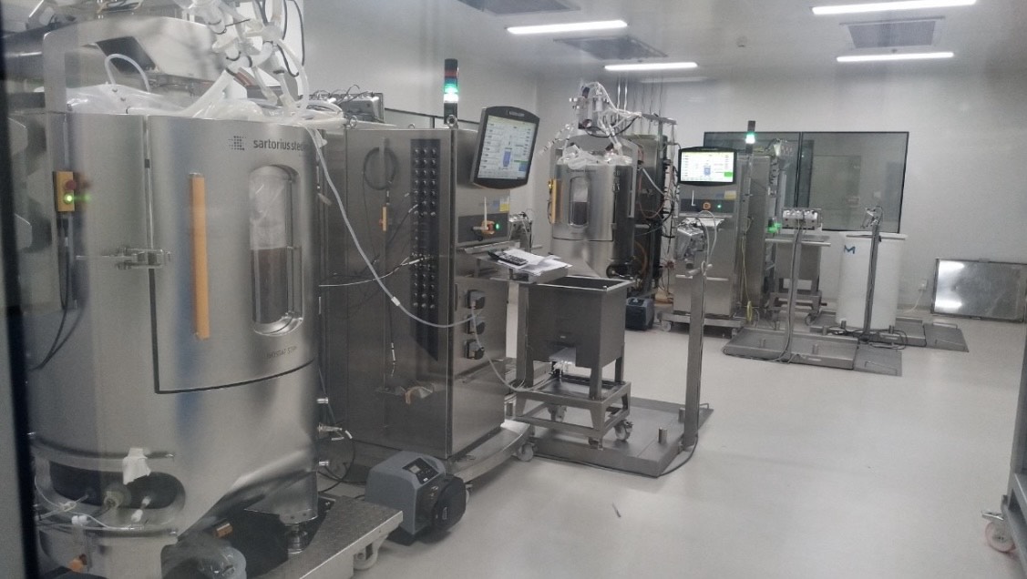 Hệ thống nuôi cấy tế bào sản xuất kháng nguyên. Ảnh do Nanogen cung cấp.