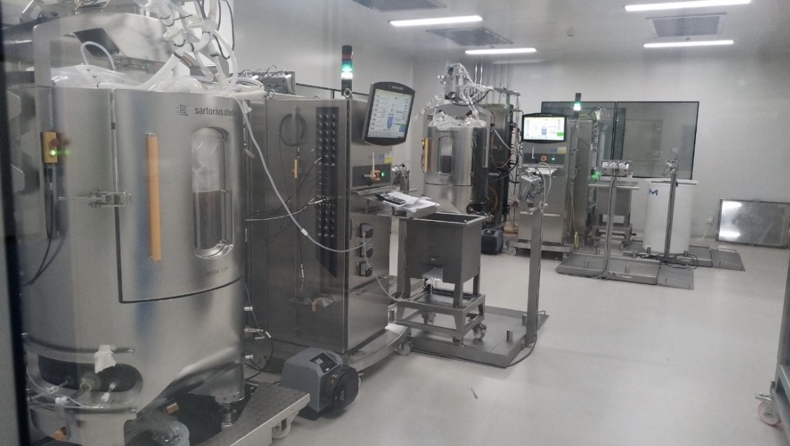 Hệ thống nu&ocirc;i cấy tế b&agrave;o sản xuất kh&aacute;ng nguy&ecirc;n. Ảnh do Nanogen cung cấp.