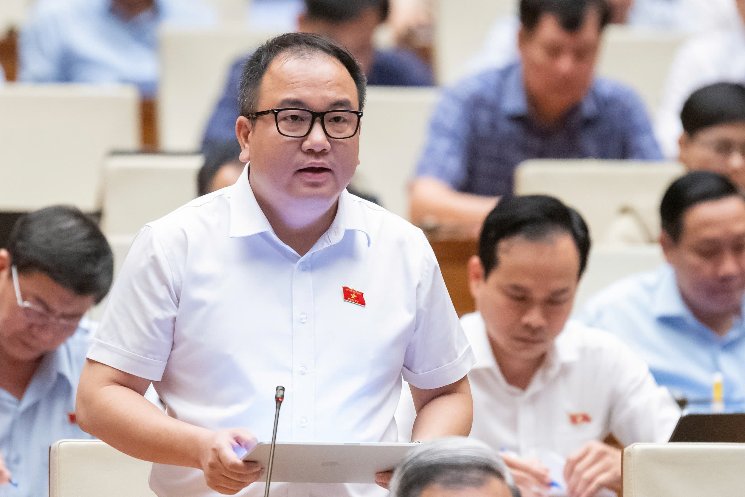 Đại biểu Phạm Trọng Nghĩa,&nbsp;Đo&agrave;n Đại biểu Quốc hội tỉnh Lạng Sơn. Ảnh: Quochoi.vn.