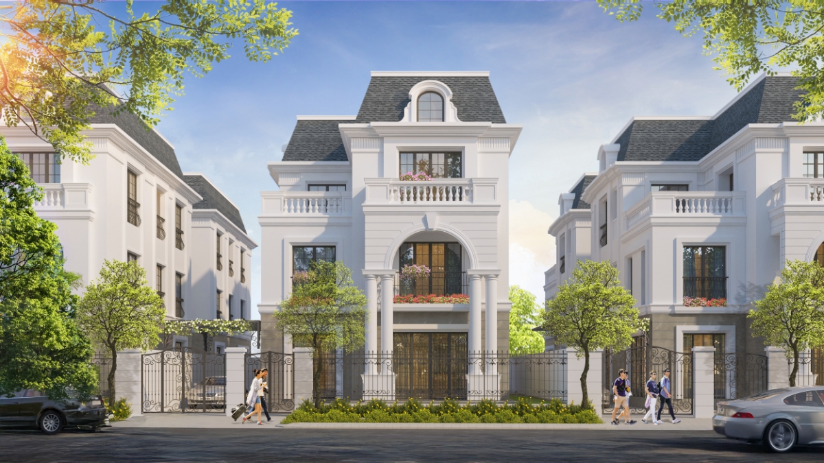 Phối cảnh một trong những d&ograve;ng sản phẩm chủ đạo của Hồng Hạc City.