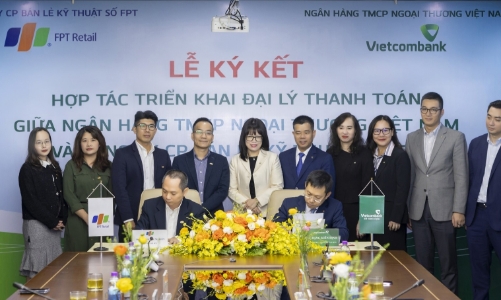 FPT Retail hợp tác cùng Vietcombank triển khai mô hình đại lý thanh toán