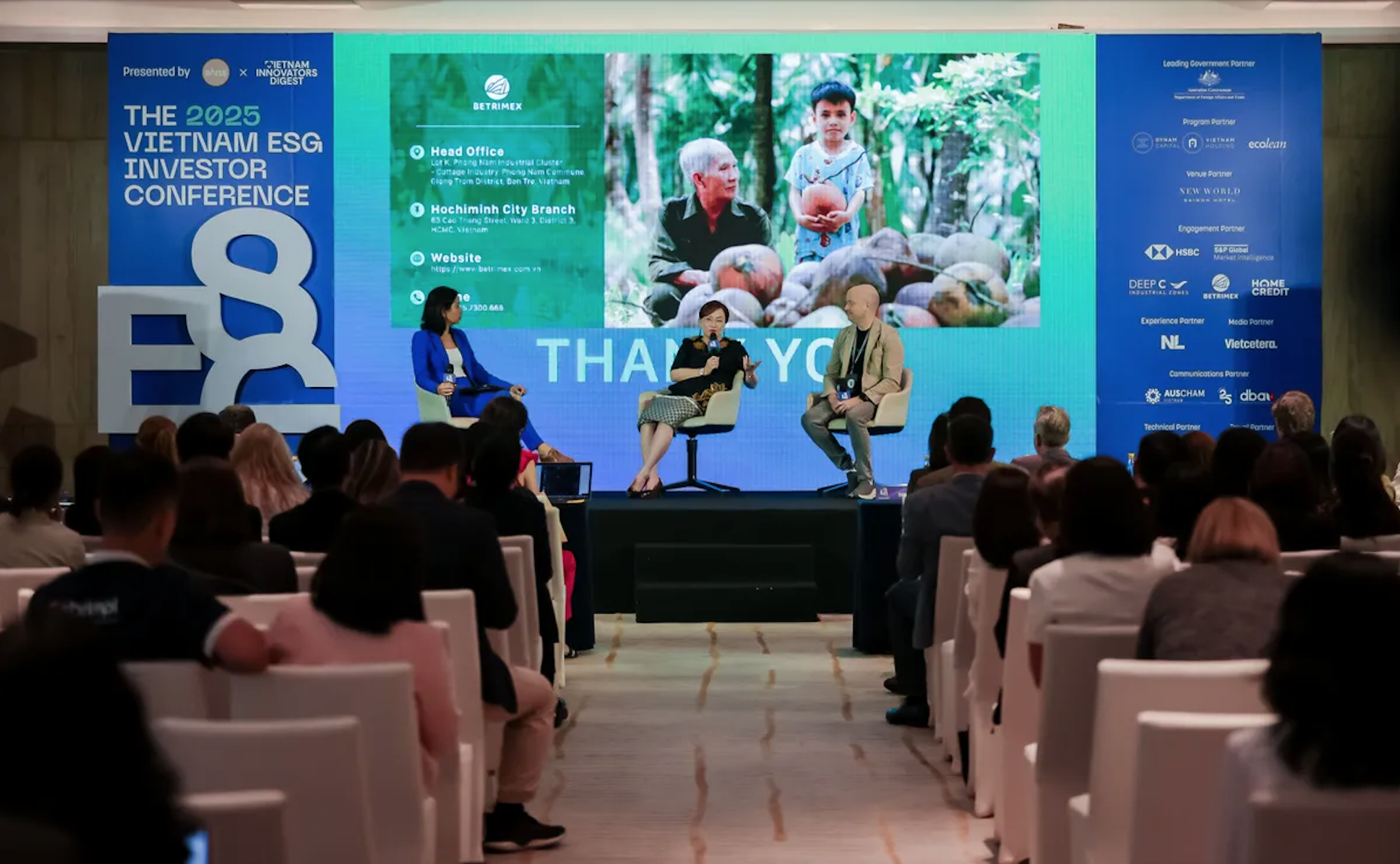 Phi&ecirc;n thảo luận tại hội nghị Đầu tư ESG Việt Nam 2025.